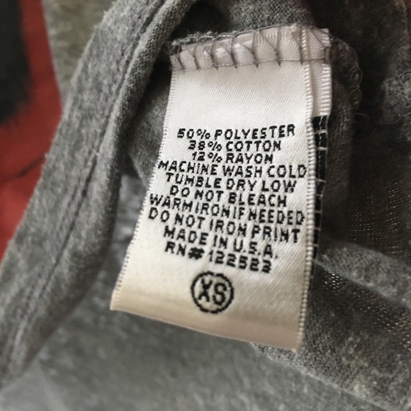 Urbanoutfitters Rose Gray Shirt XS, made in USA - Picture 2 of 2